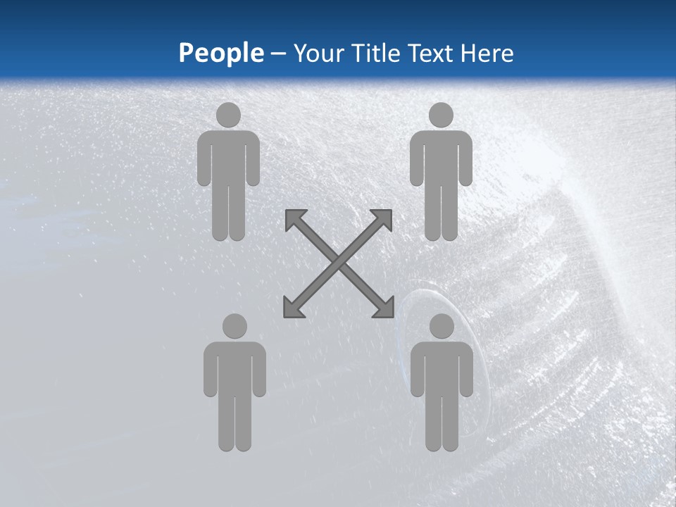 A Car Is Spraying Water On The Hood Of It PowerPoint Template