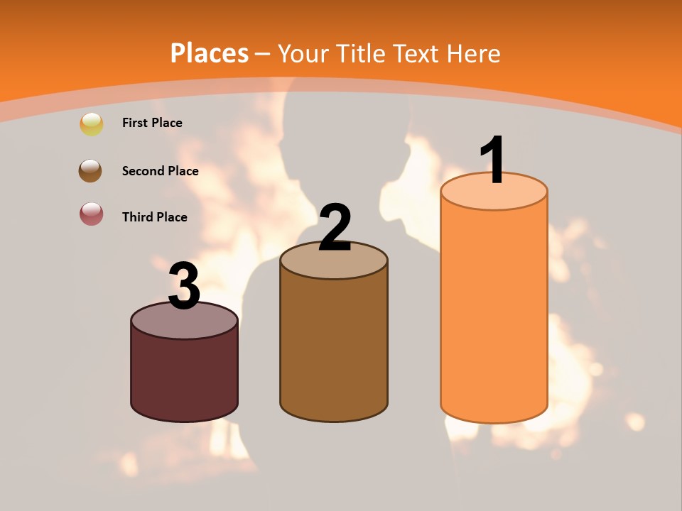 Playing With Fire Bonfire Disaster PowerPoint Template