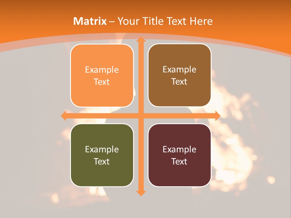 Playing With Fire Bonfire Disaster PowerPoint Template