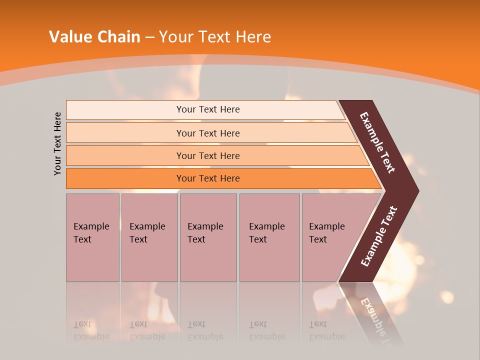 Playing With Fire Bonfire Disaster PowerPoint Template