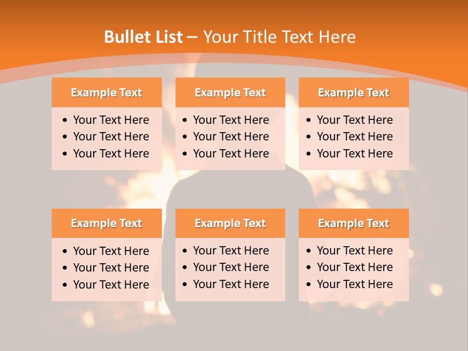 Playing With Fire Bonfire Disaster PowerPoint Template