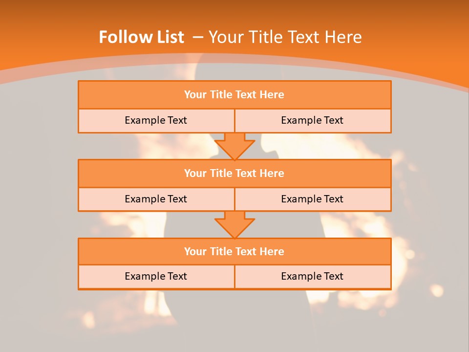 Playing With Fire Bonfire Disaster PowerPoint Template