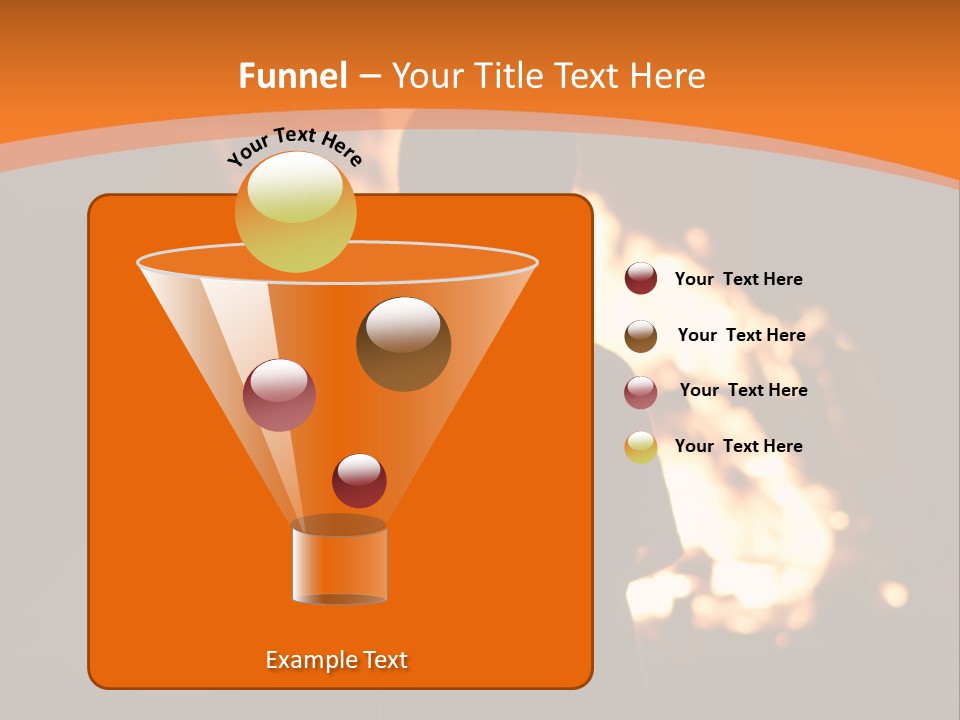 Playing With Fire Bonfire Disaster PowerPoint Template