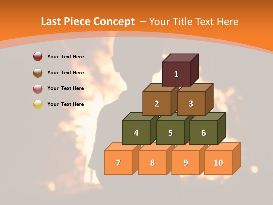 Playing With Fire Bonfire Disaster PowerPoint Template