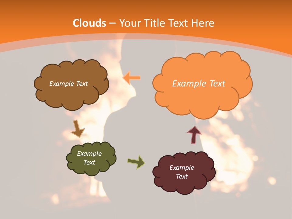 Playing With Fire Bonfire Disaster PowerPoint Template