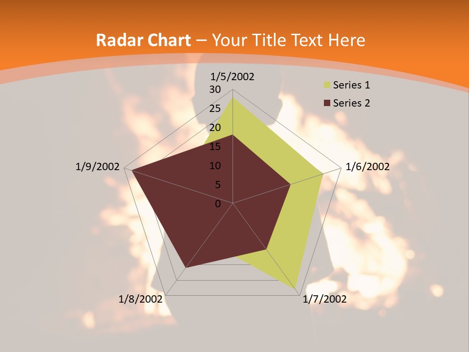 Playing With Fire Bonfire Disaster PowerPoint Template