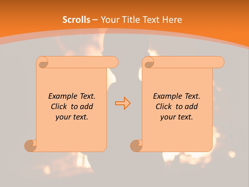 Playing With Fire Bonfire Disaster PowerPoint Template
