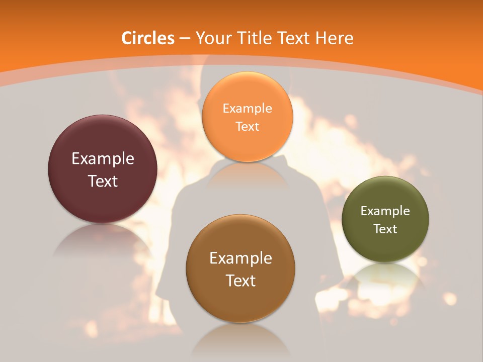 Playing With Fire Bonfire Disaster PowerPoint Template