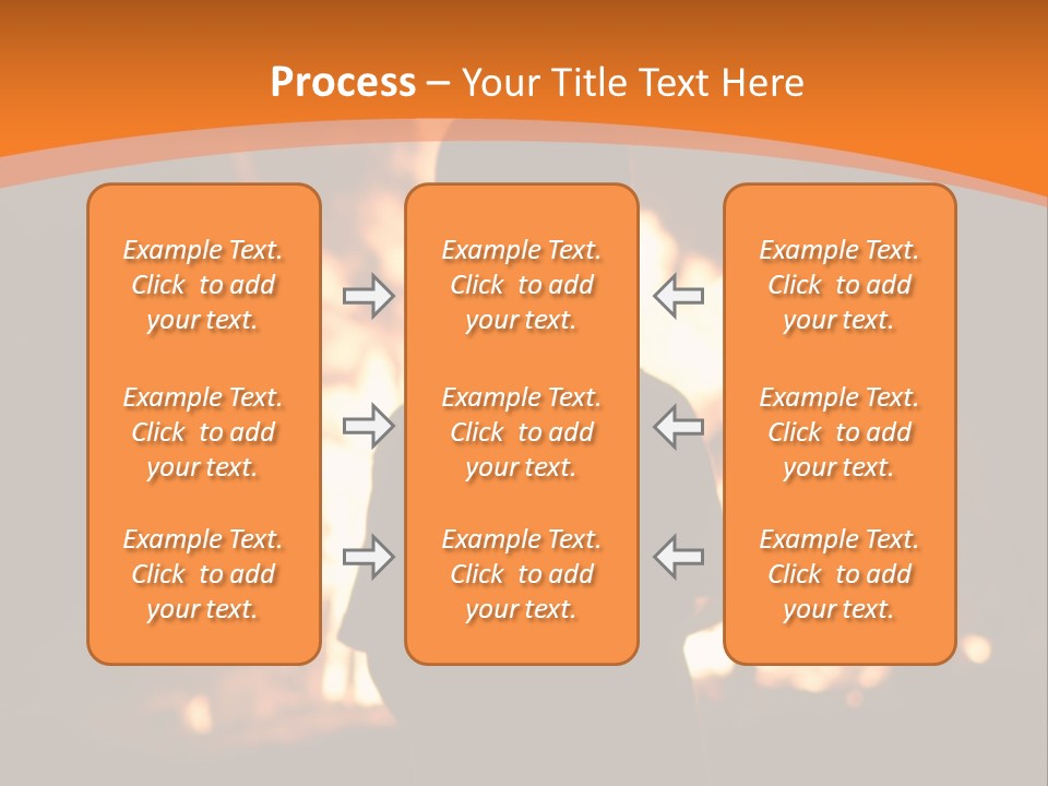Playing With Fire Bonfire Disaster PowerPoint Template