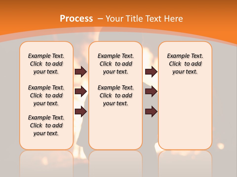 Playing With Fire Bonfire Disaster PowerPoint Template