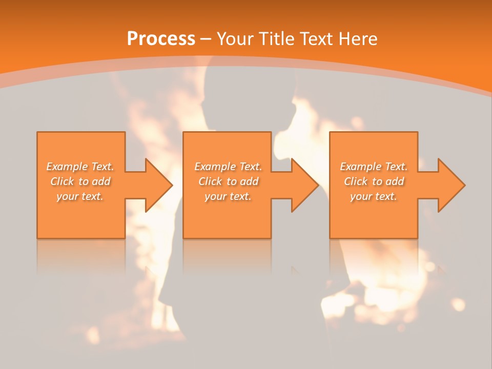 Playing With Fire Bonfire Disaster PowerPoint Template
