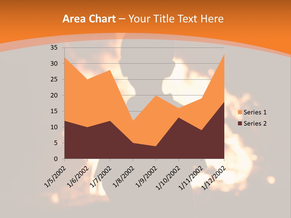 Playing With Fire Bonfire Disaster PowerPoint Template
