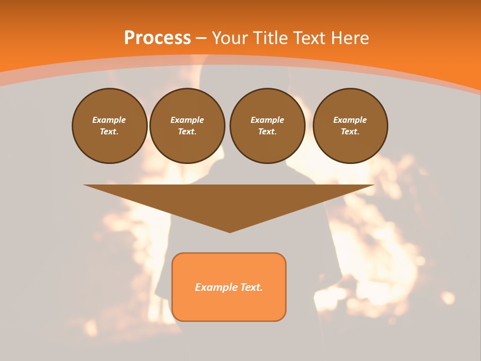 Playing With Fire Bonfire Disaster PowerPoint Template