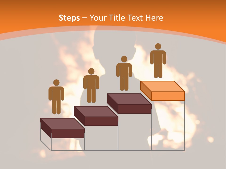 Playing With Fire Bonfire Disaster PowerPoint Template