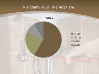 A Person Is Fixing A Sink In A Bathroom PowerPoint Template