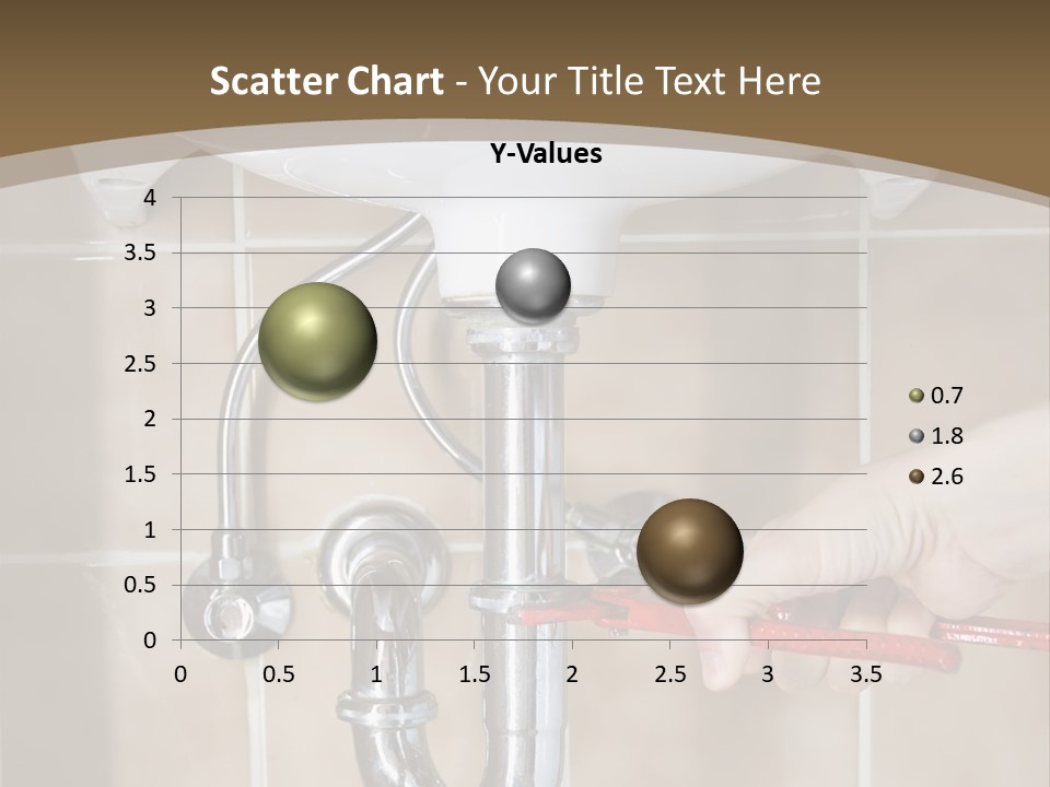 A Person Is Fixing A Sink In A Bathroom PowerPoint Template