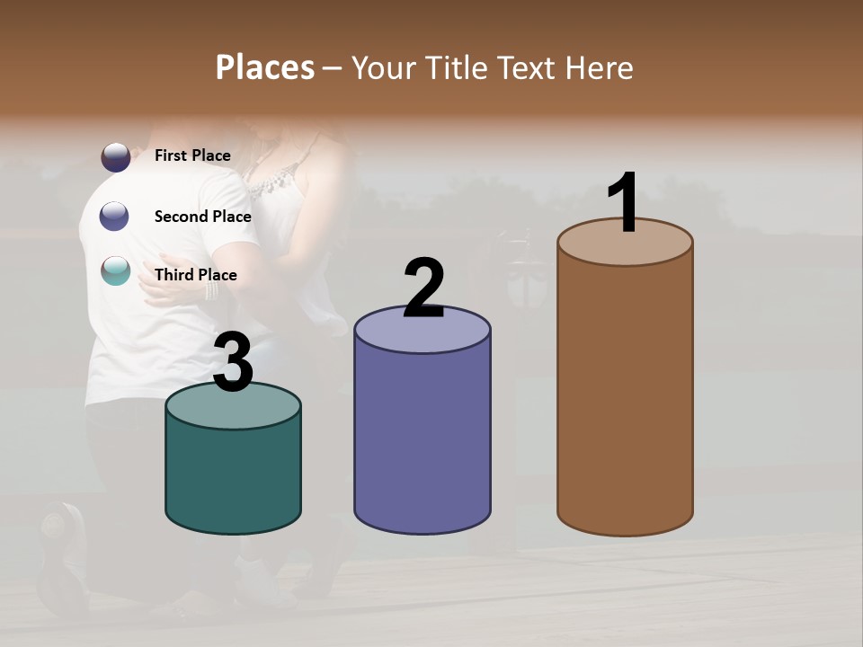 Back Man Friendship PowerPoint Template