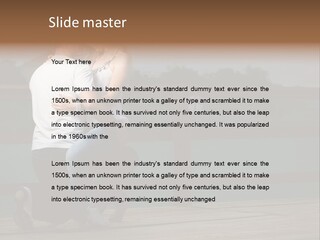 Back Man Friendship PowerPoint Template