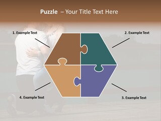 Back Man Friendship PowerPoint Template