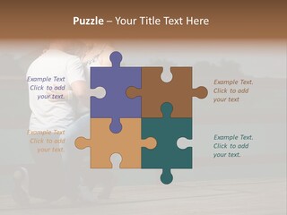 Back Man Friendship PowerPoint Template