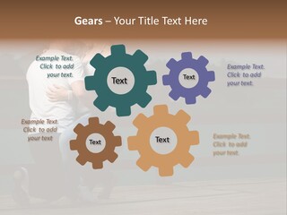 Back Man Friendship PowerPoint Template