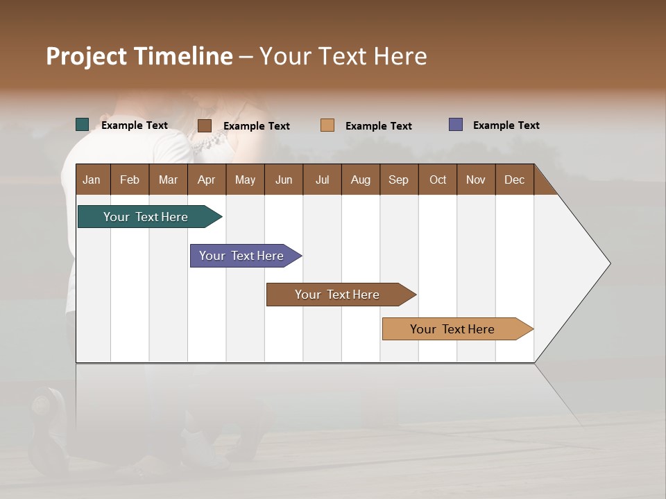 Back Man Friendship PowerPoint Template