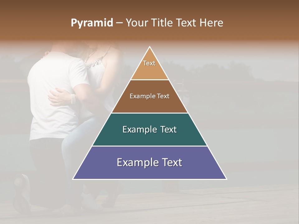 Back Man Friendship PowerPoint Template