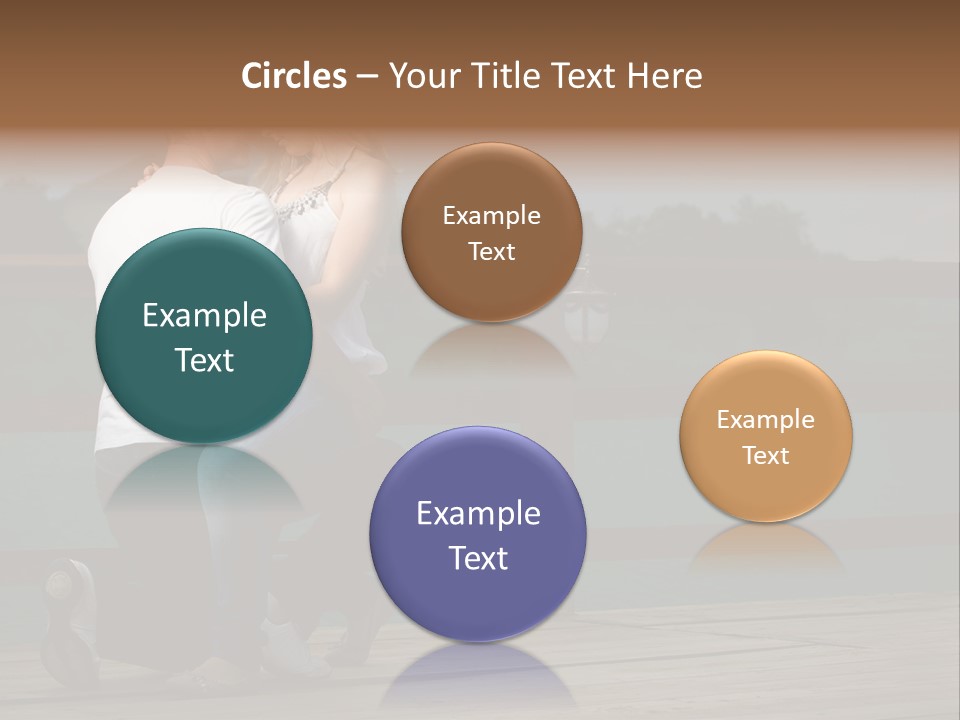 Back Man Friendship PowerPoint Template
