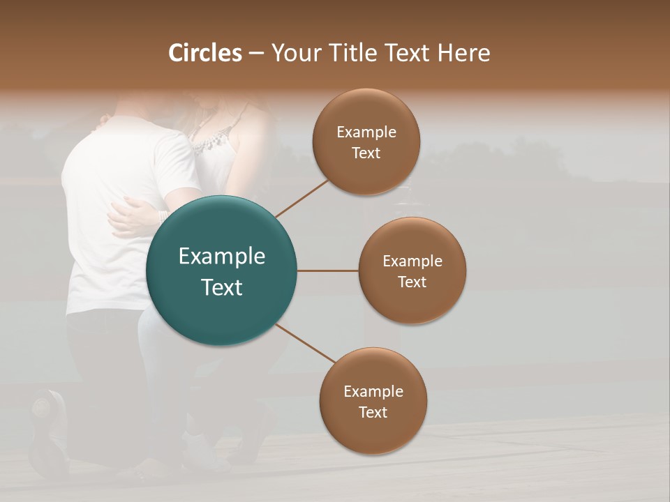 Back Man Friendship PowerPoint Template
