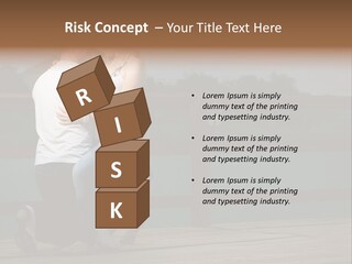 Back Man Friendship PowerPoint Template