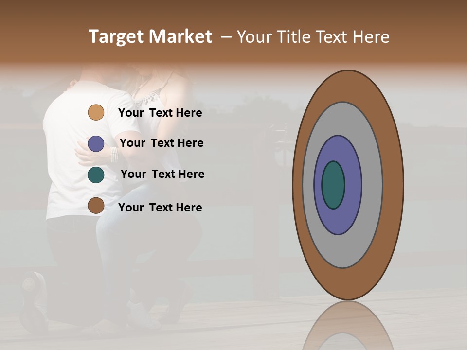 Back Man Friendship PowerPoint Template