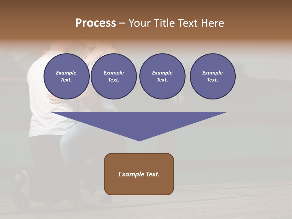 Back Man Friendship PowerPoint Template