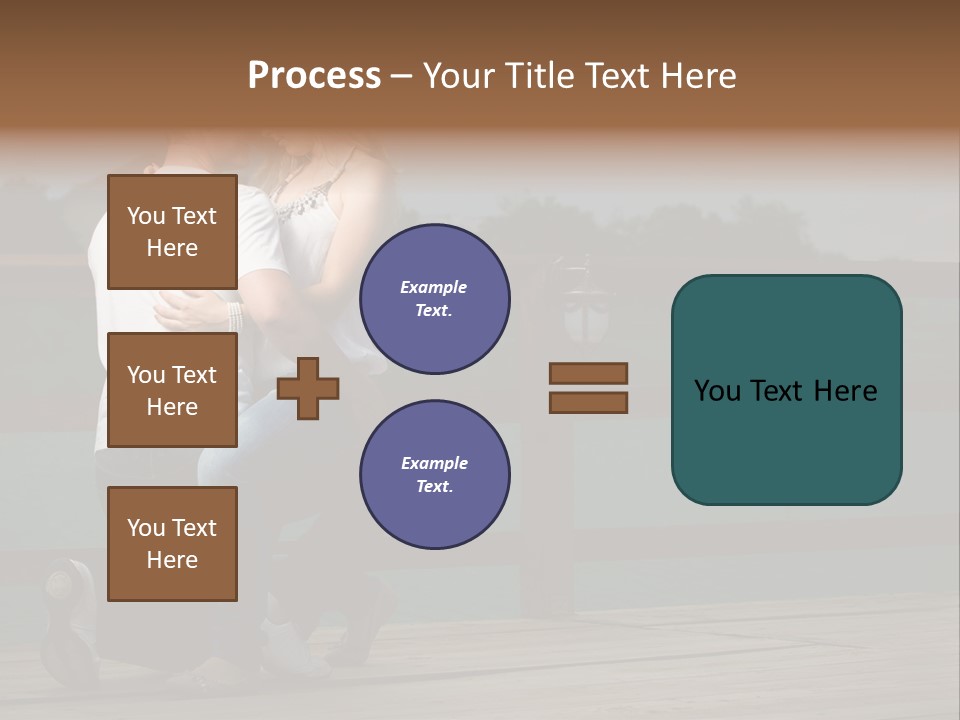 Back Man Friendship PowerPoint Template