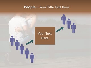 Back Man Friendship PowerPoint Template