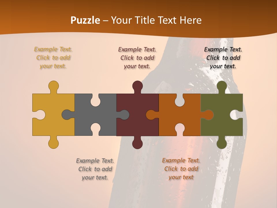 A Bottle Of Beer Sitting On Top Of A Pile Of Ice PowerPoint Template