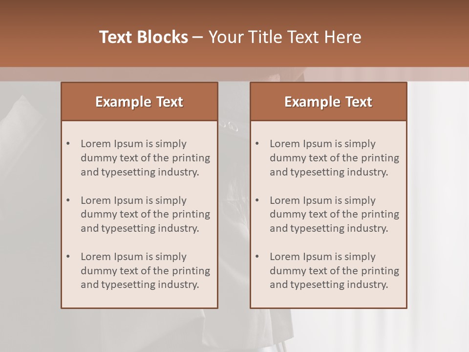Technology Business Woman PowerPoint Template