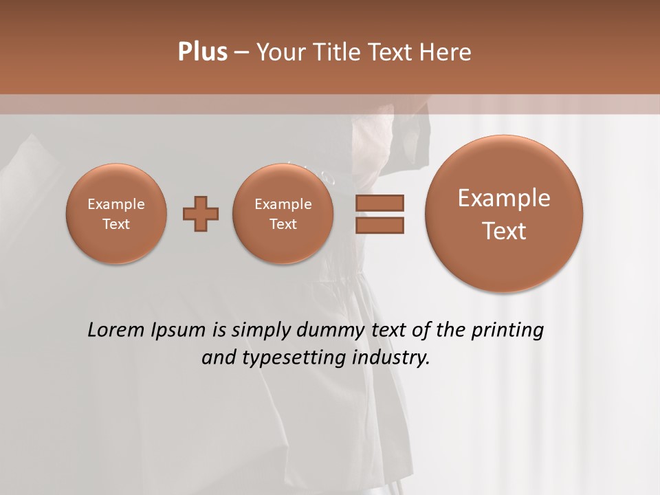 Technology Business Woman PowerPoint Template