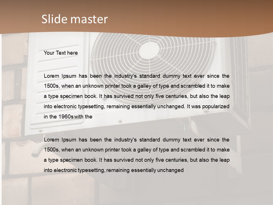 Weight Mask Beautiful PowerPoint Template