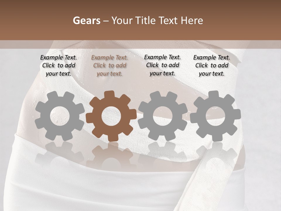 Weight Mask Beautiful PowerPoint Template