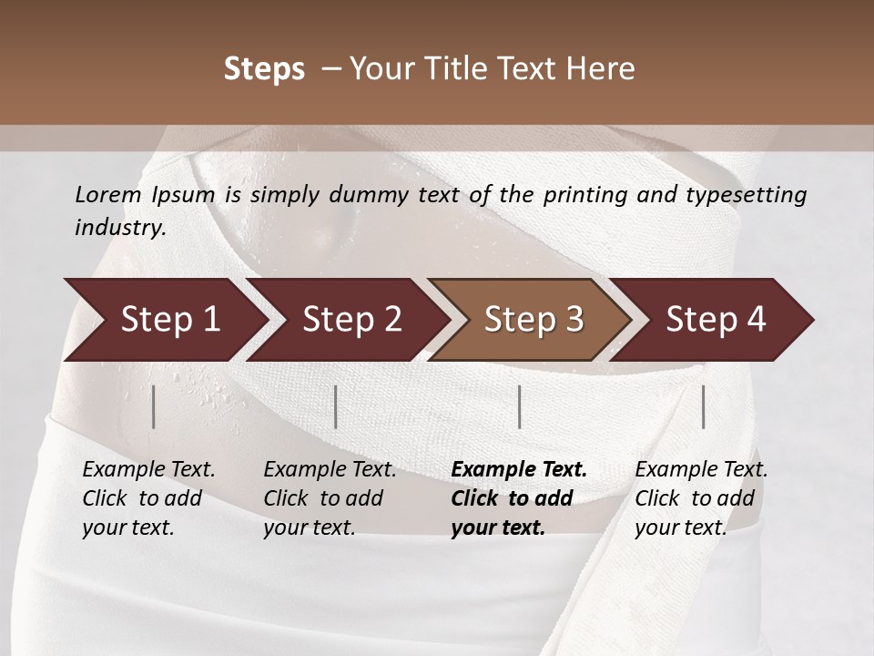 Weight Mask Beautiful PowerPoint Template
