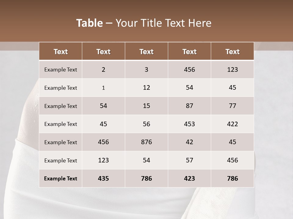 Weight Mask Beautiful PowerPoint Template