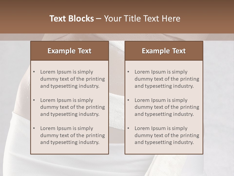 Weight Mask Beautiful PowerPoint Template