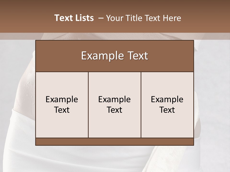 Weight Mask Beautiful PowerPoint Template