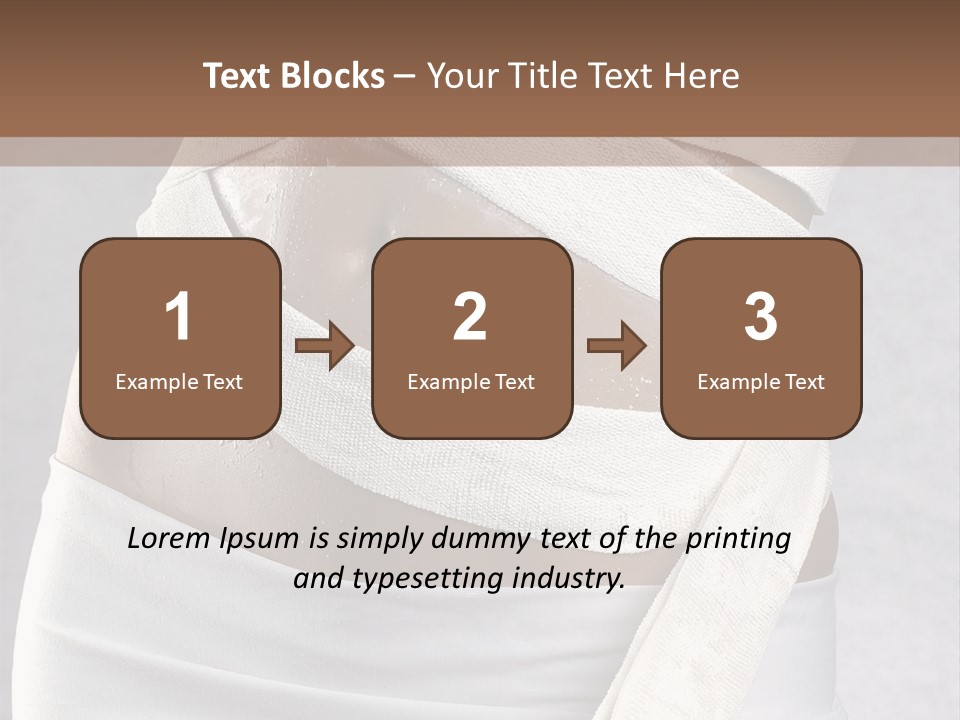 Weight Mask Beautiful PowerPoint Template