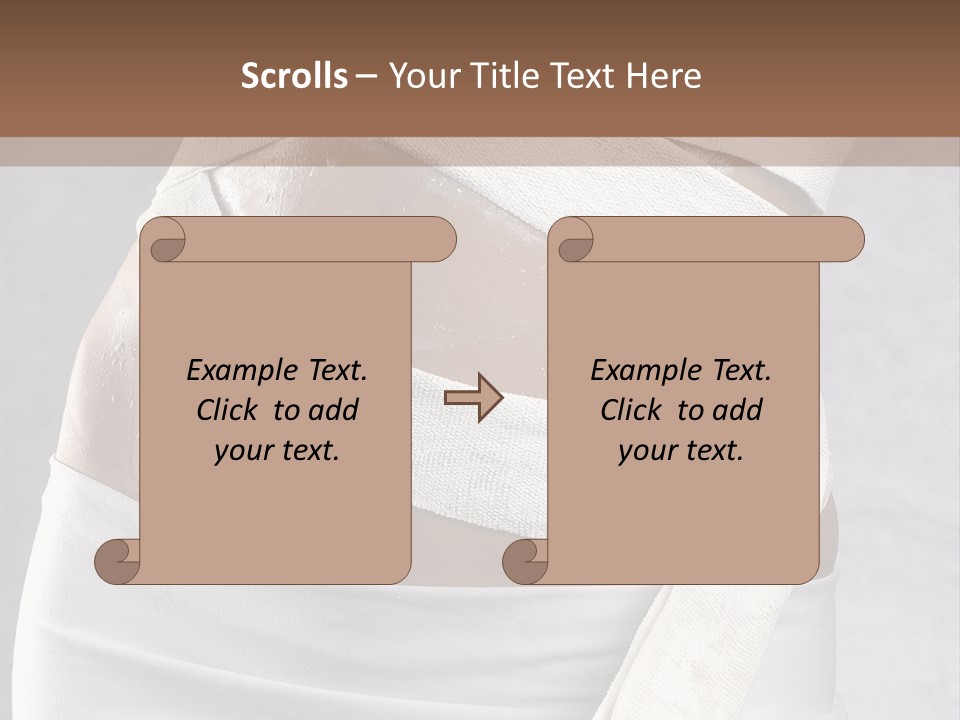 Weight Mask Beautiful PowerPoint Template