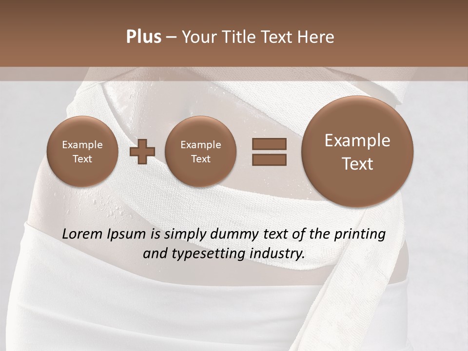 Weight Mask Beautiful PowerPoint Template