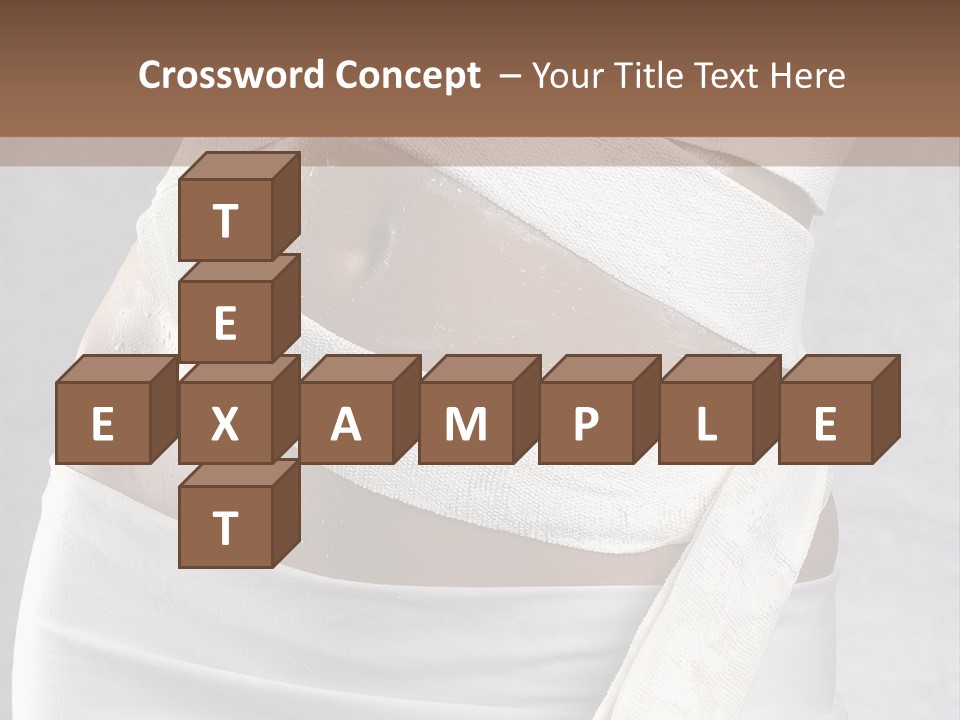 Weight Mask Beautiful PowerPoint Template