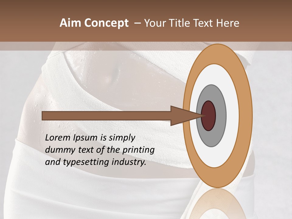 Weight Mask Beautiful PowerPoint Template