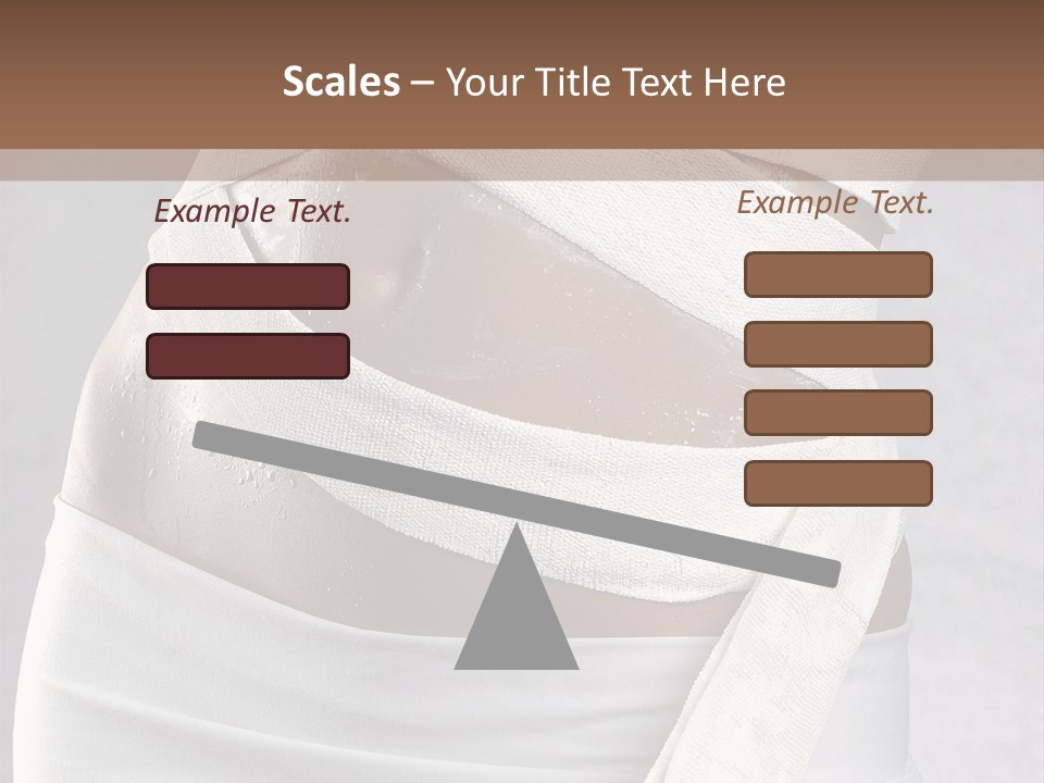 Weight Mask Beautiful PowerPoint Template