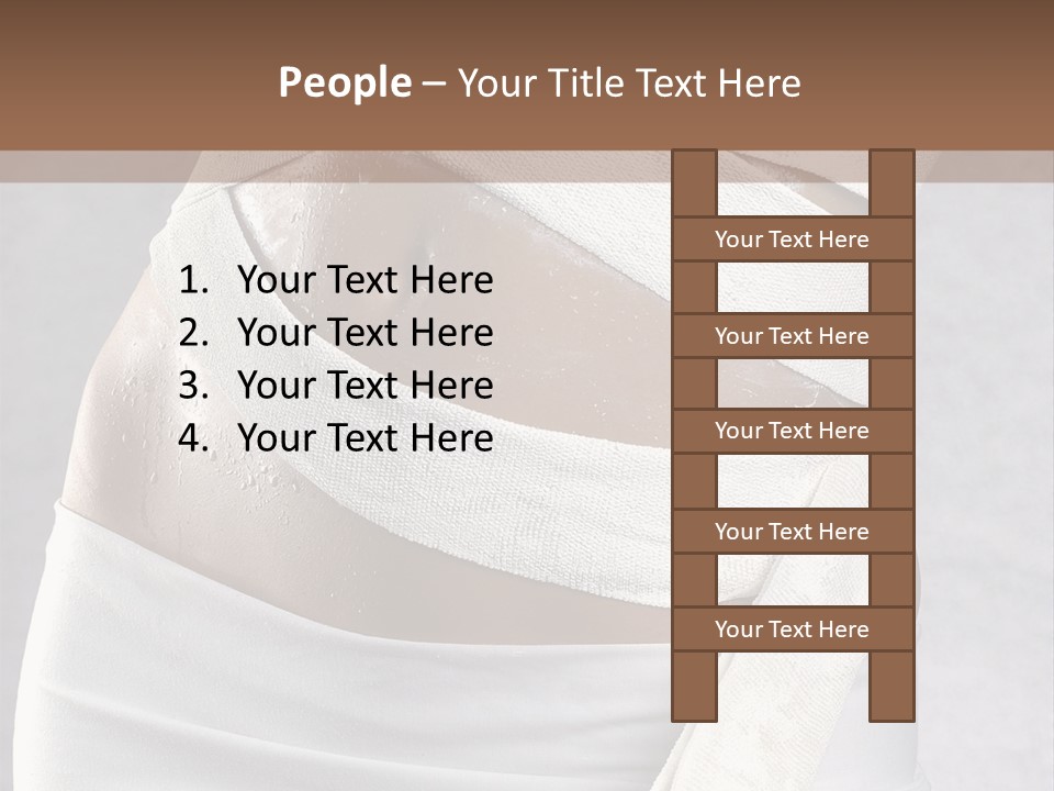 Weight Mask Beautiful PowerPoint Template